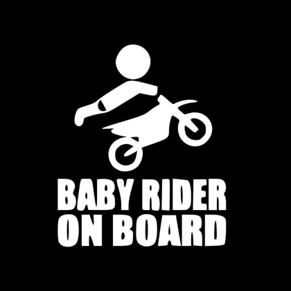 Baby Rider on Board Sticker