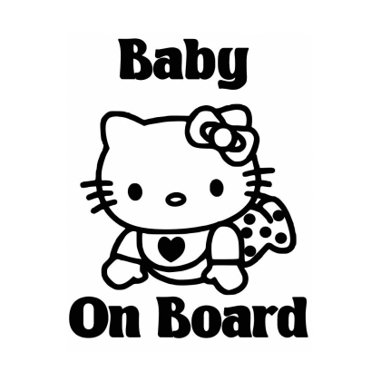 Baby Hello Kitty Sticker