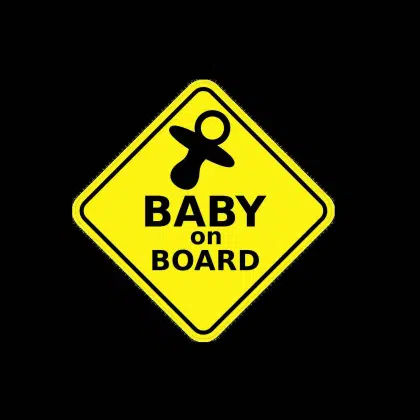 Baby on Board with Pacifier Sticker