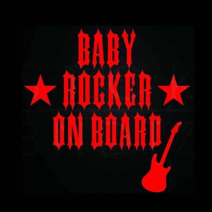 Baby Rocker on Board Sticker
