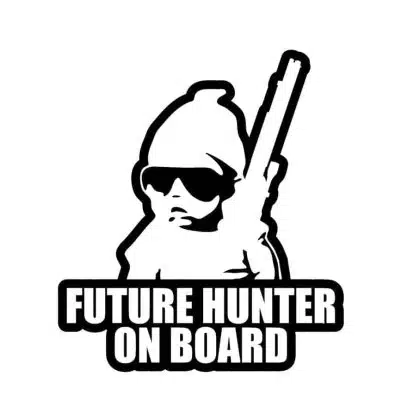 Future Hunter on Board Sticker