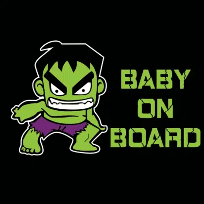 Baby On Board Hulk