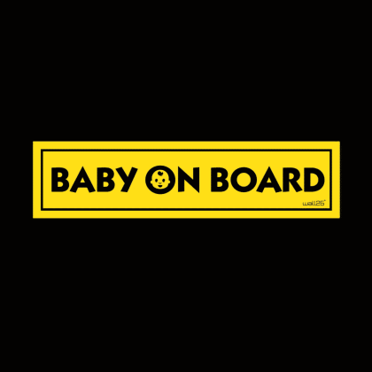Baby on Board Car Bumper Sticker