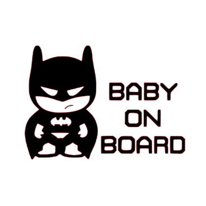 Batman Baby On Board Sticker