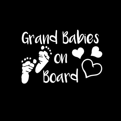 Grand Babies On Board Decal