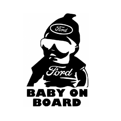 Ford Baby on Board Sticker