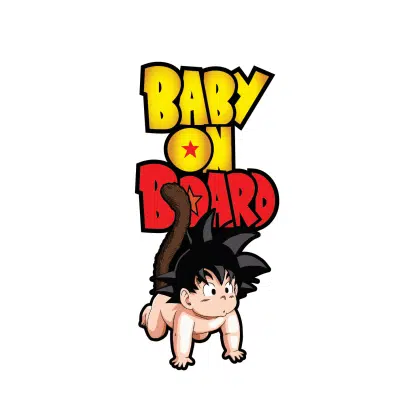 Goku Baby on Board Stickers
