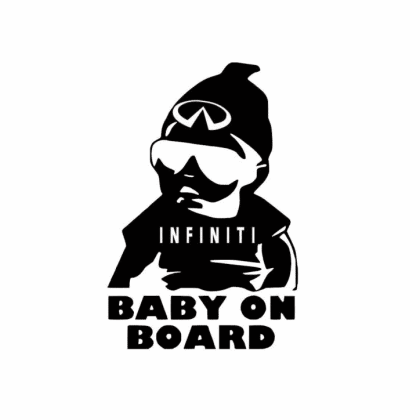 Infiniti Baby on Board Sticker