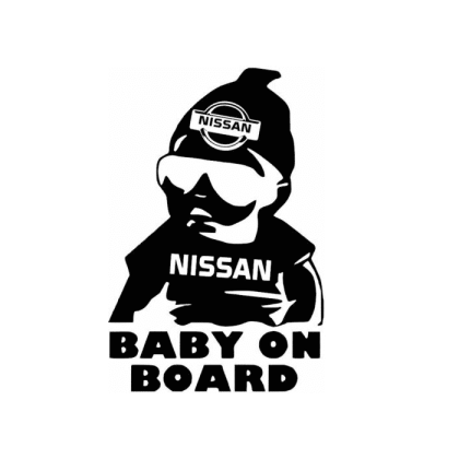 Nissan Baby on Board Sticker
