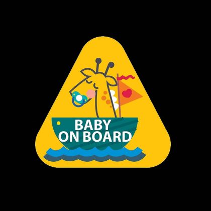 Baby Giraffe Baby on Board Sticker