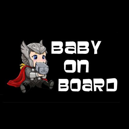 Thor Baby on Board Sticker