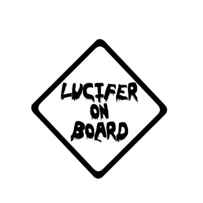Lucifer on Board Sticker