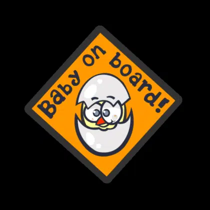 Baby Chick on Board Sticker