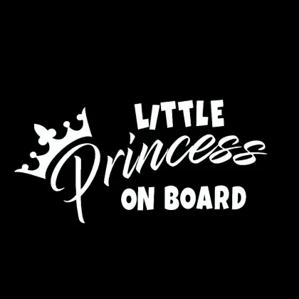 Little Princess on Board Sticker