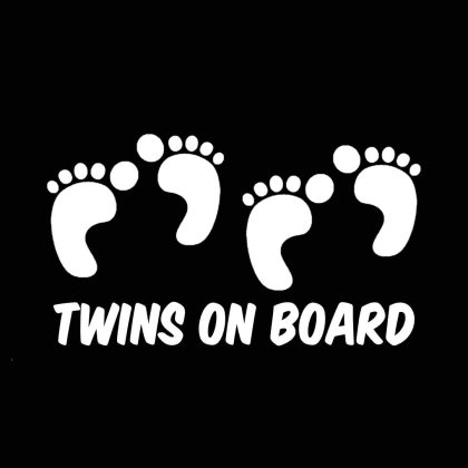 Twins On Board Footprints